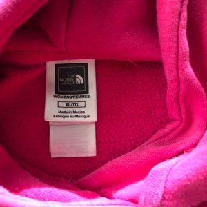 Pink North Face Hoodie
